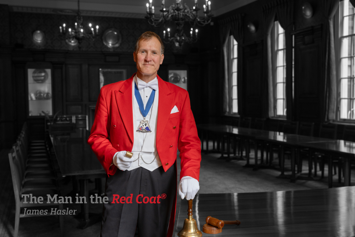 The Man in the Red Coat - Toastmaster James Hasler - Toastmasters - London - Greater London