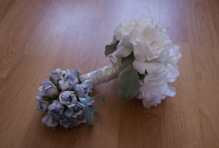 together with my daughter foam flower globe which was £5