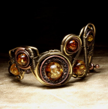 Steampunk Jewelry Bracelet Asymetric.jpg