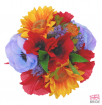 Mixed Silk Bridesmaids Bouquet with Poppy Sunflower Anemone  28.00 sarahsflowers.co.uk.jpg