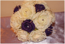 Ivory purple foam bouquet ebay 2.png