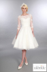 Polly - Timeless Chic Tea Length Wedding Dress Vintage Inspired Sleeves (2).JPG