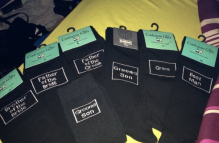 All the boys socks :-)