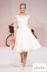 Polly Timeless Chic Tea Length Wedding Dress Vintage Inspired Sleeves.jpg