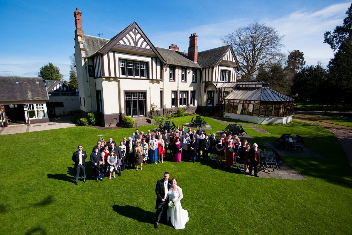 Wedding Venue in Perth, Leonardo Boutique Hotel Huntingtower Perth UKbride pic