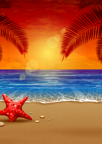 Beach background image