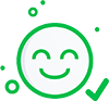 Green Smile Icon