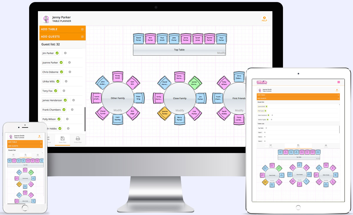 Table Seating Chart App