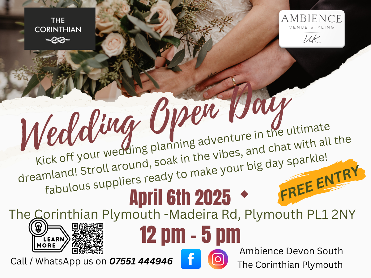 Thumbnail image for Wedding Open Day at The Corinthian Plymouth
