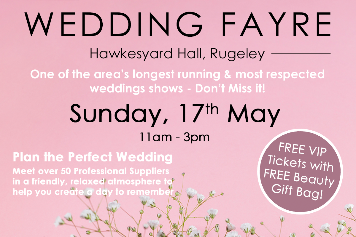 Thumbnail image for Wedding Show at Hawkesyard Hall in Rugeley