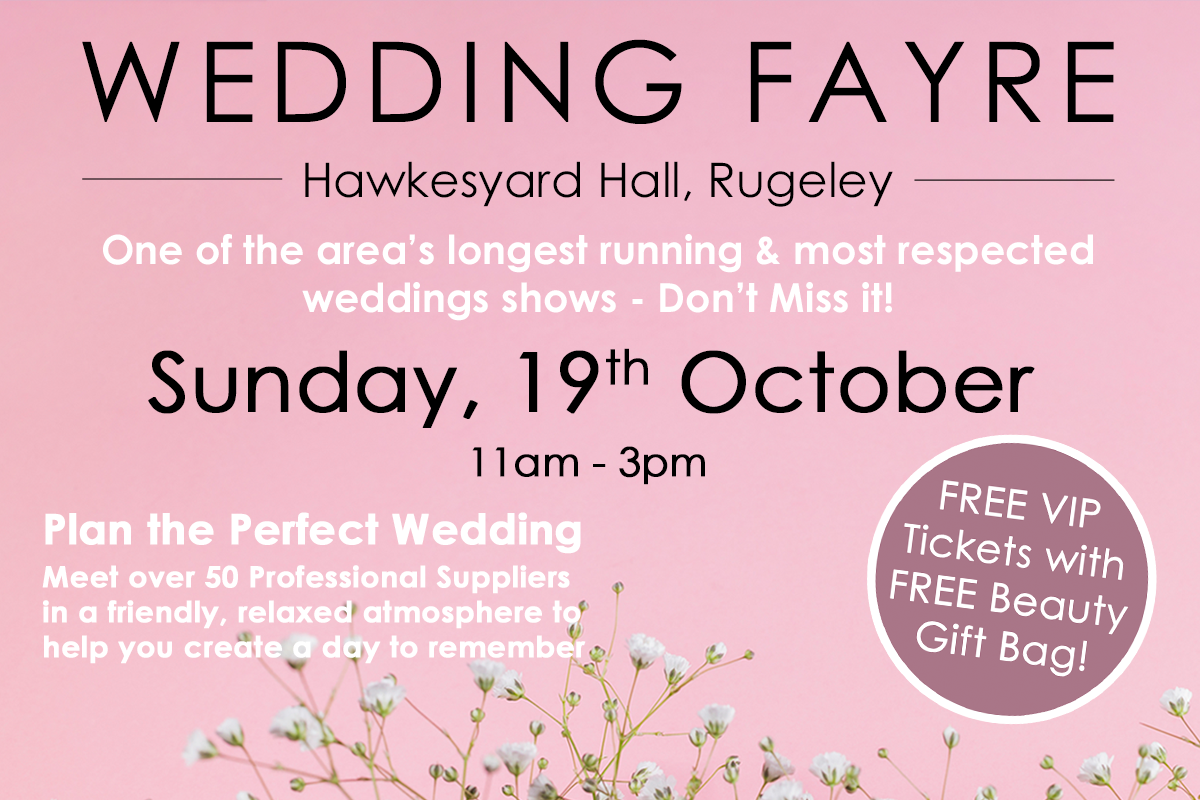 Thumbnail image for Wedding Show at Hawkesyard Hall in Rugeley