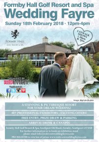 Wedding Fayre at Formby Hall Golf Resort & Spa, Liverpool Southport - Lots of Wedding Ideas & Inspiration