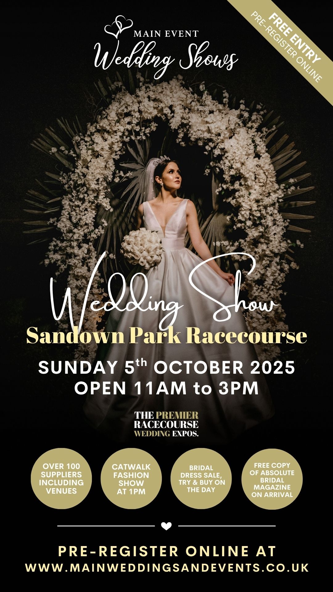 Thumbnail image for Sandown Park Racecourse, The Premier Wedding Expo