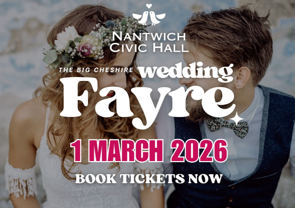 Thumbnail image for  The Big Cheshire Wedding Fair at Nantwich Civic Hall - 1st March 2026