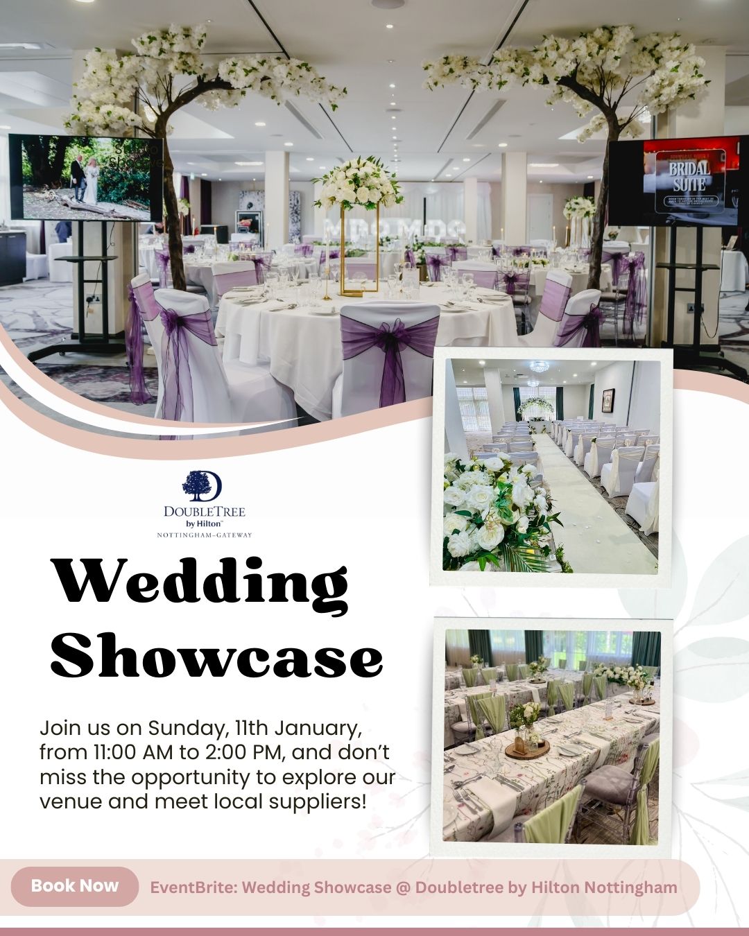 Thumbnail image for Wedding Showcase @ Doubletree by Hilton Nottingham Gateway Hotel