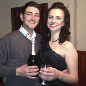 Amber Hoggans and fiancé Craig won a premium photobook from Photo Productions.