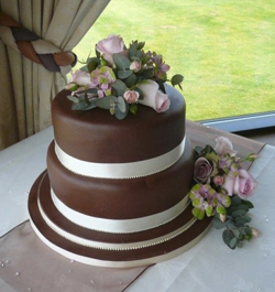 A chocolate cake can be just as appealing as sponge or fruit. A chocolate cake can be just as appealing as sponge or fruit.