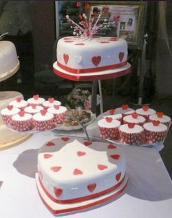 Consider combinations of large and individual cakes. Consider combinations of large and individual cakes.