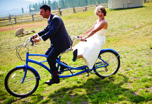 Wedding transport - tandem