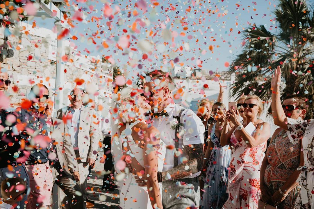 Colourful Biodegradable Confetti for your Wedding!