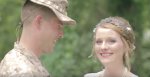 Marine Surprises His Sister on Wedding Day