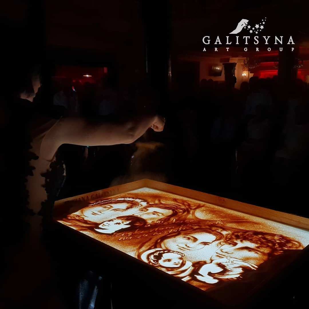 Galitsyna Art Group - Sand Animation Show-Image-4