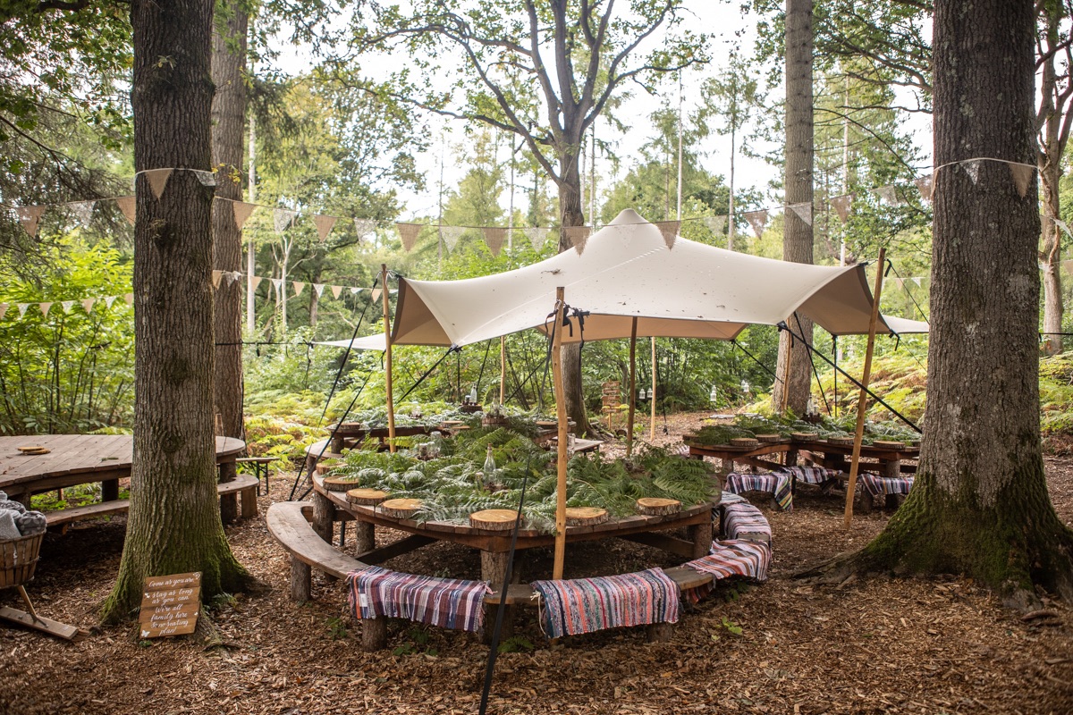 Wedding Venue in Flimwell, Bower in the Wood UKbride