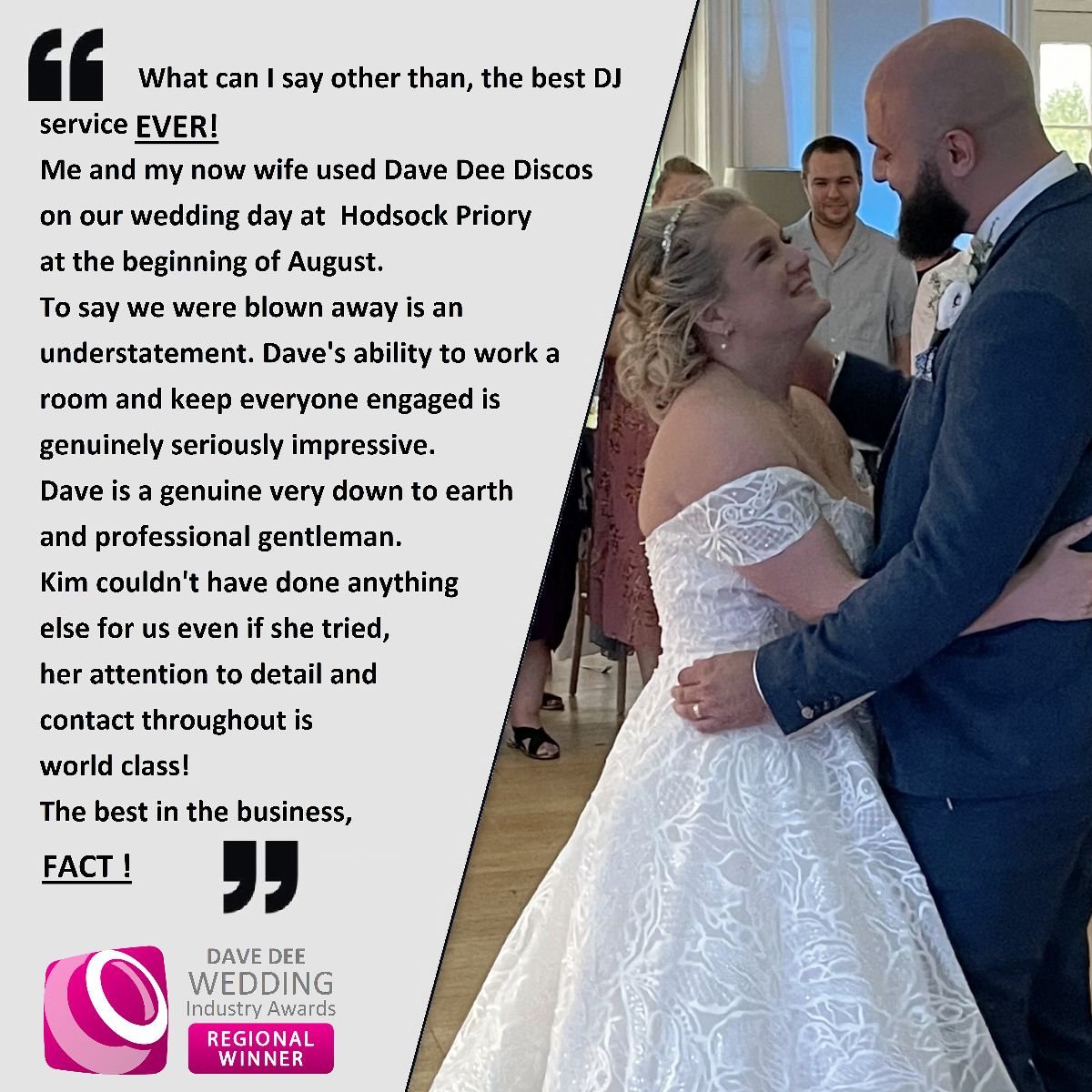 DAVE DEE- Professional Wedding DJ, & Disco Hire-Image-28