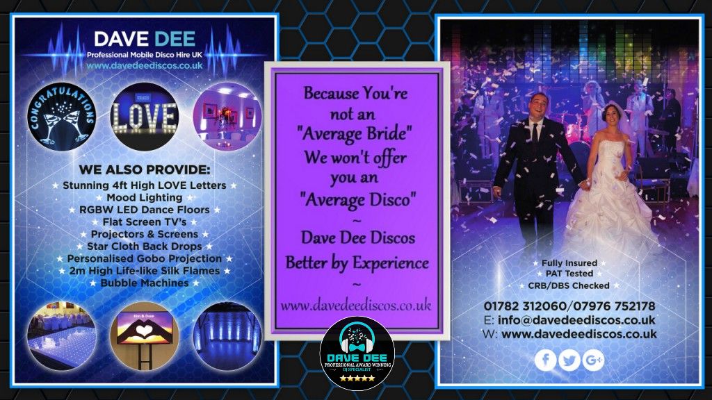 DAVE DEE- Professional Wedding DJ, & Disco Hire-Image-21