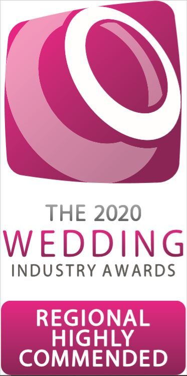 Winners of the Regional Highly Commended award - The 2020 Wedding Industry Awards
