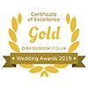Bridebook Certificate of Excellence - Gold