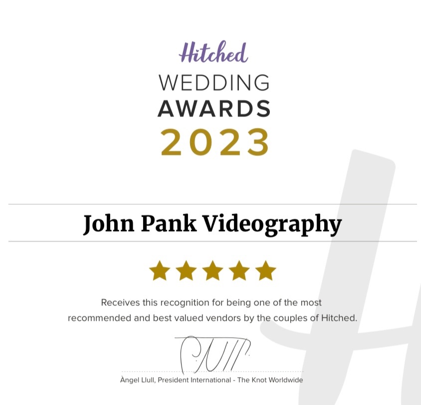 Winner of the best videographer in Derbyshire