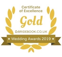 Certificate of excellence Bride Book Wedding Awards.
