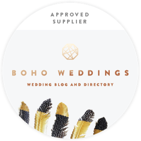 Approved Supplier for Boho Weddings