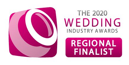 Shortlisted as a regional finalist for The Wedding Industry Awards