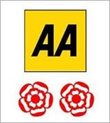 AA 2 rosettes for culinary excellence 