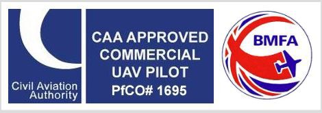 CAA Approved UAV Pilot,    BMFA Member.