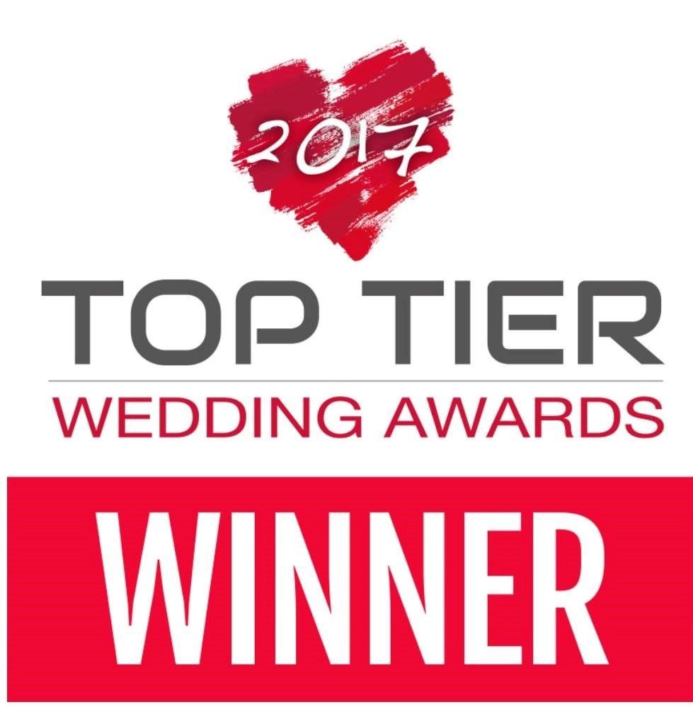 Top Tier Wedding Awards Winner 2017