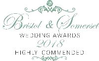 Bristol & Somerset Wedding Awards - Highly commended 