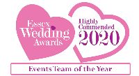 Essex Wedding Awards Events Team of the Year 2020