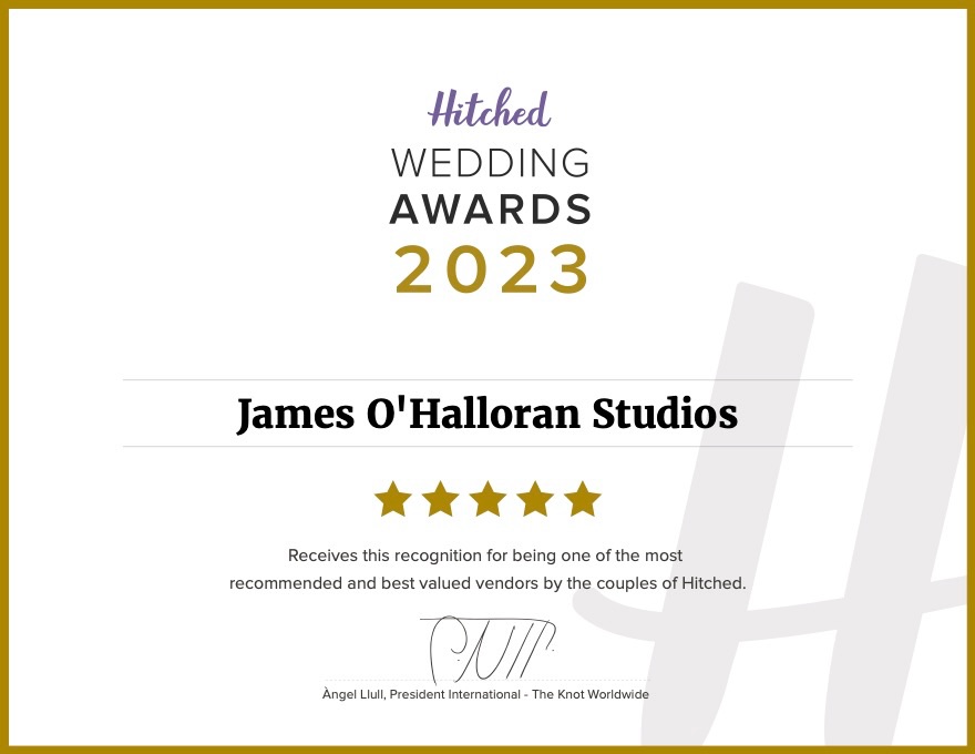 Hitched Wedding Awards 2023 - Best reviewed Videographer of the year.
