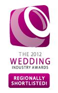 2012 Wedding Industry Awards Regional Winner