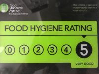 5* Food Hygiene Rating