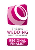 Region Finalist in the Wedding Industry Awards 2019