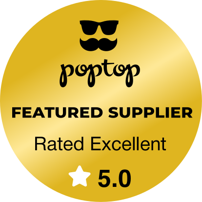 Featured supplier with Poptop 6 times in a row
