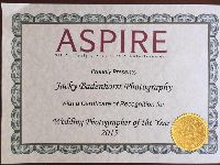 Aspire Wedding Photographer of the Year 2015