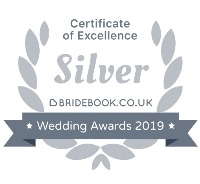 Bridebook 2019 Silver Certificate of Excellence