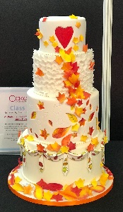 Bronze - Cake International 2018 (wedding cake category)