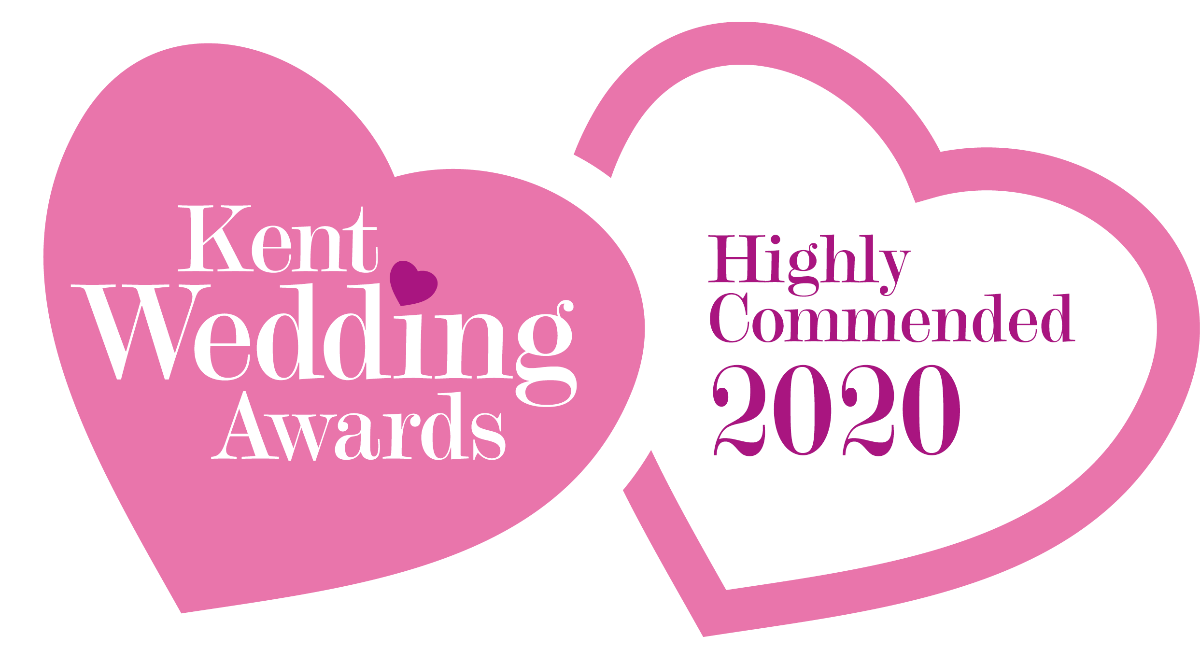 Highly Commended at the Kent Wedding Awards 2020