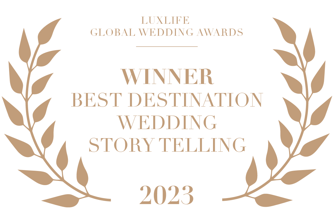 LUXLife Global Awards 2023 - Winner - Best Destination Wedding Storytelling